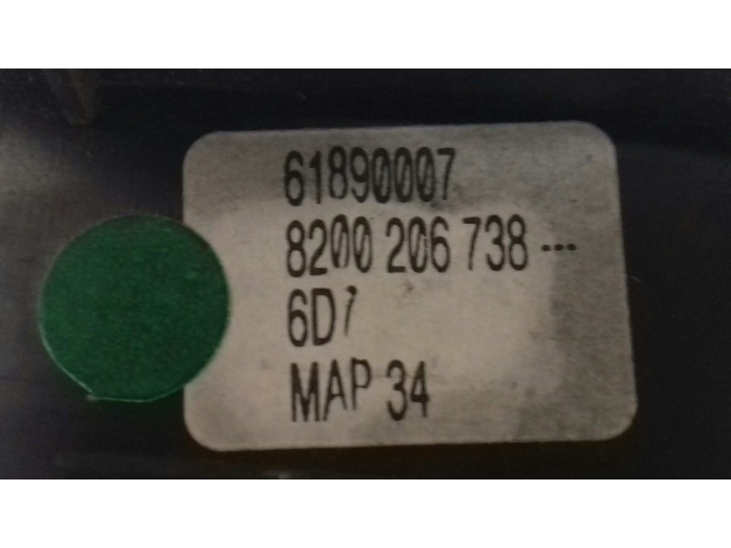 Recambio de mando multifuncion para renault megane ii berlina 5p dynamique referencia OEM IAM 61890007 8200206738 CONTRL VELOCI