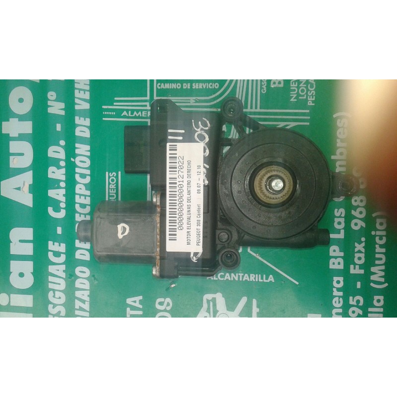 Recambio de motor elevalunas delantero derecho para peugeot 308 confort referencia OEM IAM 0130822369 9657247580 BOSCH