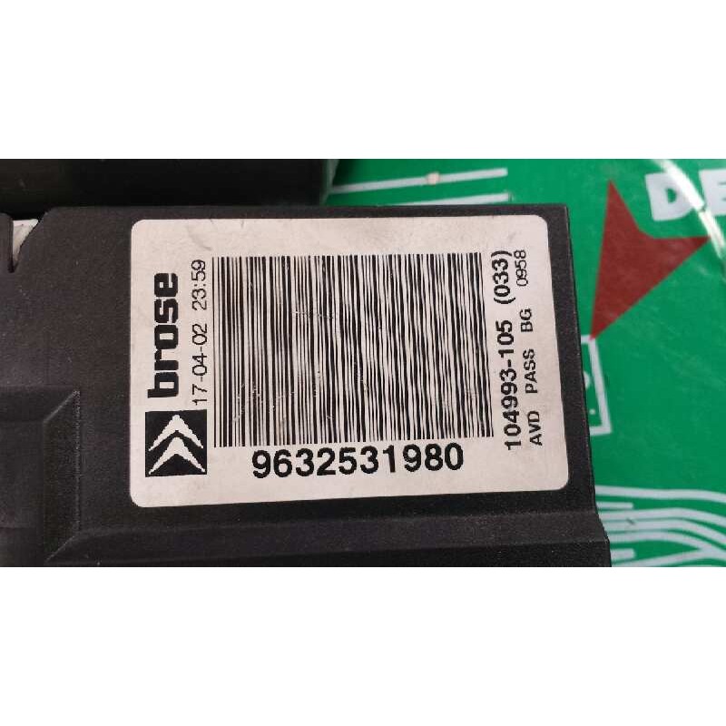 Recambio de motor elevalunas delantero derecho para citroen c5 berlina 2.0 hdi premier referencia OEM IAM 9632531980 104993105 