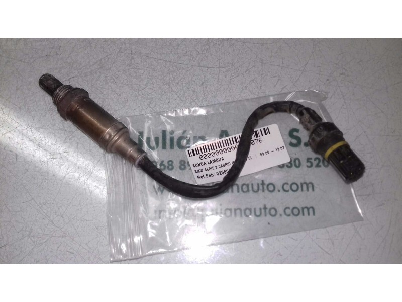 Recambio de sonda lambda para bmw serie 3 cabrio (e46) 325 ci referencia OEM IAM 0258003477  