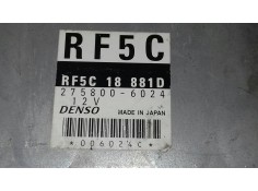 Recambio de centralita motor uce para mazda 6 berlina (gg) 2.0 crtd 136 active (4-ptas.) referencia OEM IAM 2758006024 RF5C18881 2