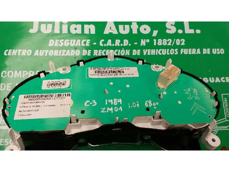 Recambio de cuadro instrumentos para citroen c3 attraction referencia OEM IAM 98041179XT A2C83012700 