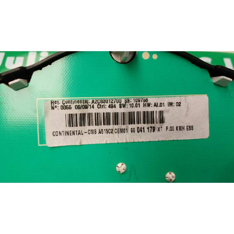 Recambio de cuadro instrumentos para citroen c3 attraction referencia OEM IAM 98041179XT A2C83012700 