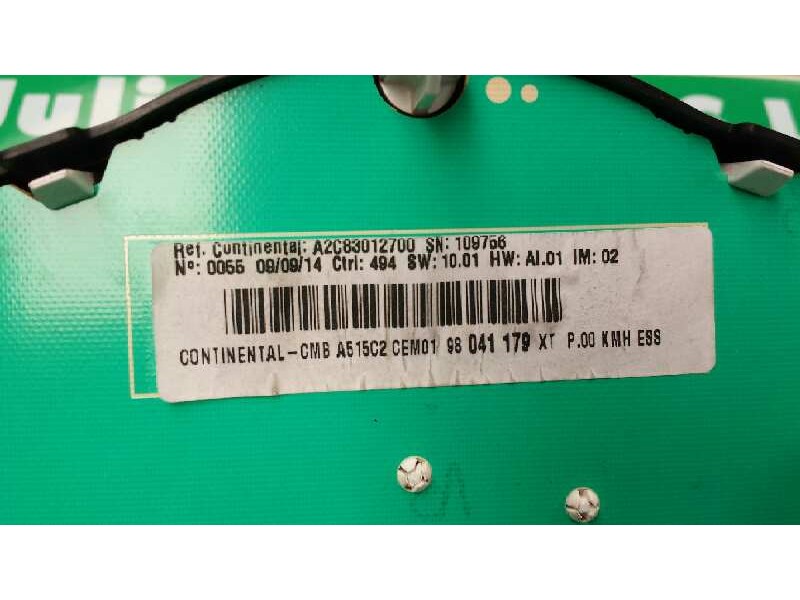 Recambio de cuadro instrumentos para citroen c3 attraction referencia OEM IAM 98041179XT A2C83012700 