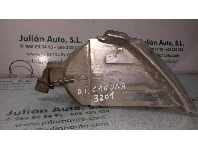 Recambio de piloto delantero izquierdo para renault laguna (b56) 1.8 anade referencia OEM IAM 67625930 VALEO 2 PINES