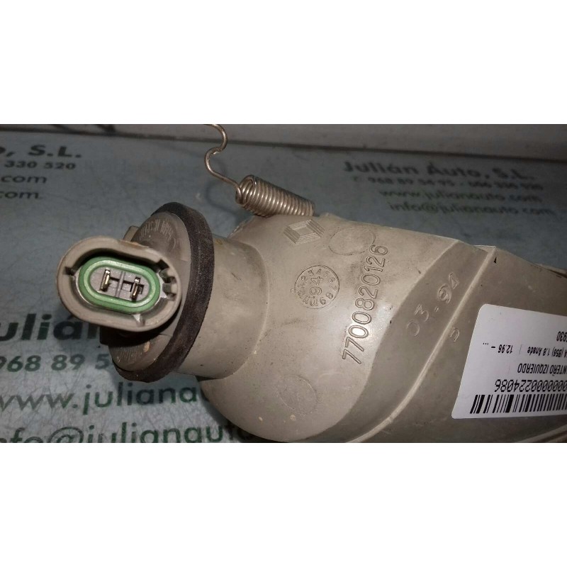 Recambio de piloto delantero izquierdo para renault laguna (b56) 1.8 anade referencia OEM IAM 67625930 VALEO 2 PINES