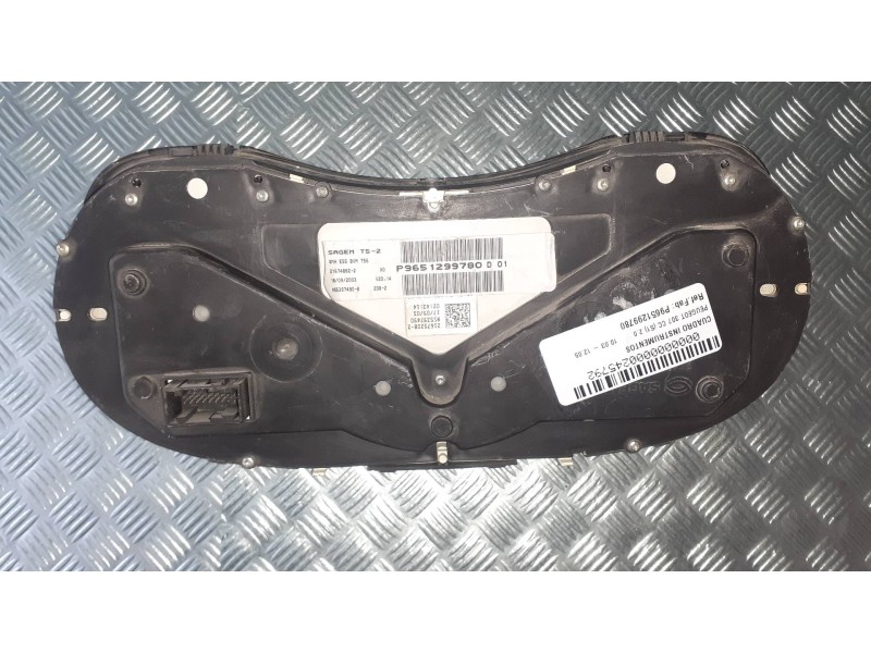 Recambio de cuadro instrumentos para peugeot 307 cc (s1) 2.0 referencia OEM IAM P9651299780 216748822 JHONSON CONTROLS