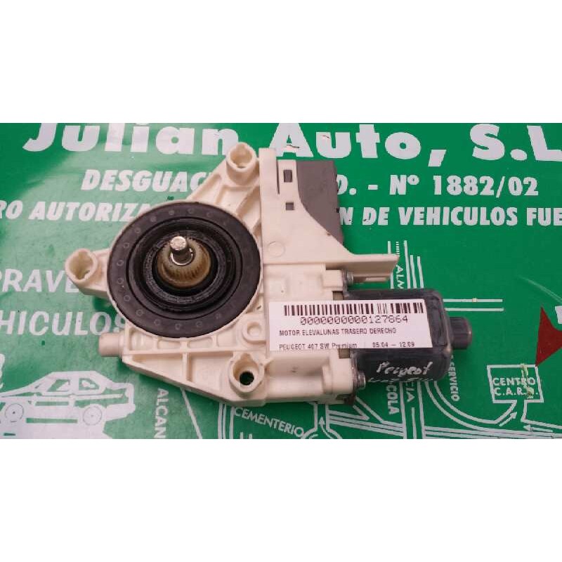 Recambio de motor elevalunas trasero derecho para peugeot 407 sw premium referencia OEM IAM 9646595580 994336104 