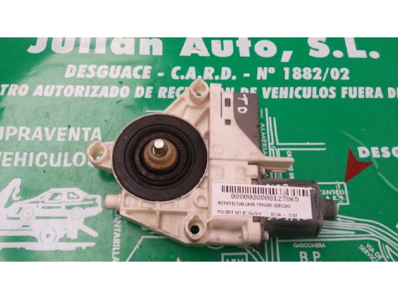 Recambio de motor elevalunas trasero derecho para peugeot 407 st confort referencia OEM IAM 9646595580 994336102 999066101