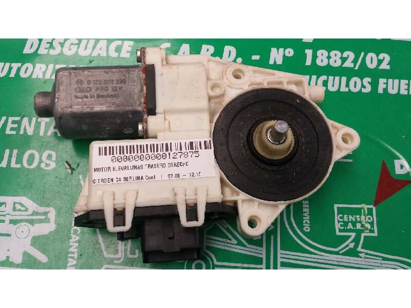 Recambio de motor elevalunas trasero derecho para citroen c4 berlina cool referencia OEM IAM 1137328165 0130822238 BOSCH Recambio de motor elevalunas trasero derecho para citroen c4 berlina cool referencia OEM IAM 1137328165 0130822238 BOSCH