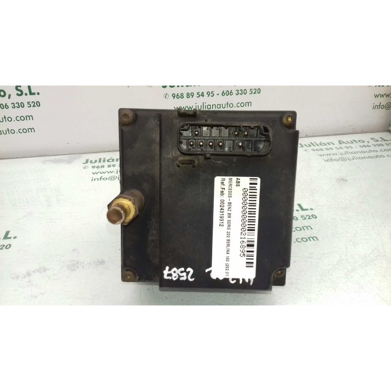 Recambio de abs para mercedes-benz clase c (w202) berlina 180 (202.018) referencia OEM IAM 0024319312 0265213007 BOSCH