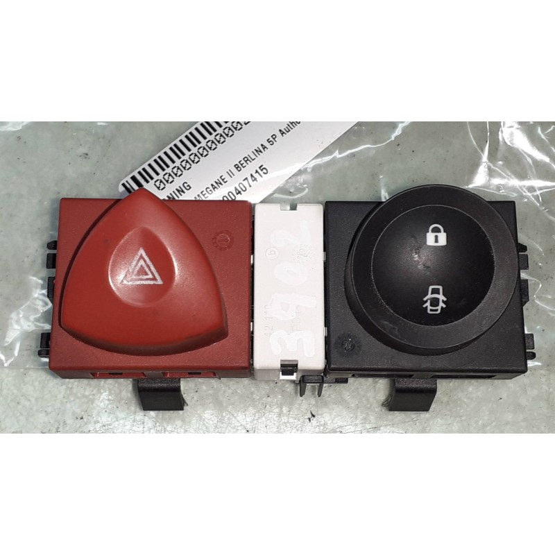 Recambio de warning para renault megane ii berlina 5p authentique referencia OEM IAM 8200407415 8200095493 88040002