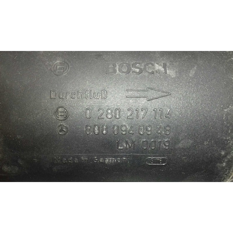 Recambio de caudalimetro para mercedes-benz clase c (w202) berlina 180 (202.018) referencia OEM IAM 0000940948 0280217114 BOSCH