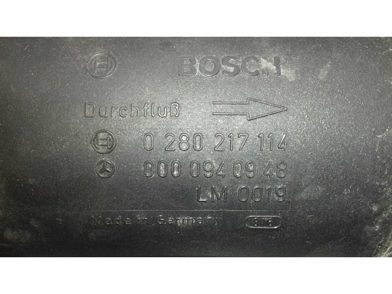 Recambio de caudalimetro para mercedes-benz clase c (w202) berlina 180 (202.018) referencia OEM IAM 0000940948 0280217114 BOSCH