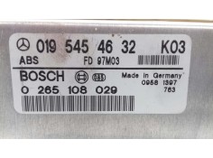 Recambio de centralita abs para mercedes-benz clase c (w202) berlina 180 (202.018) referencia OEM IAM 0195454632 0265108029 BOSC 2