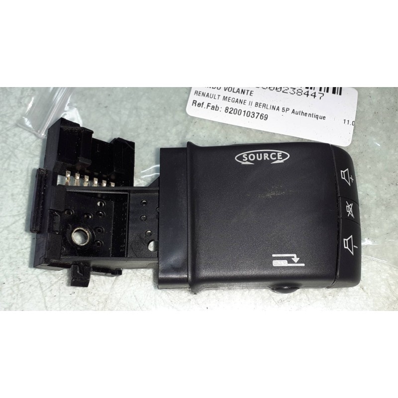 Recambio de mando multifuncion para renault megane ii berlina 5p authentique referencia OEM IAM 8200103769  MANDO RADIO