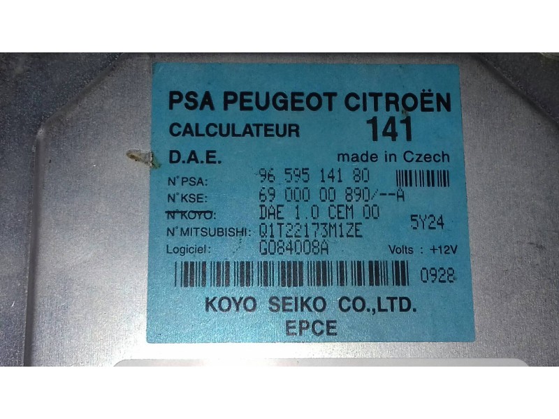 Recambio de modulo electronico para citroen c2 furio referencia OEM IAM 9659514180 6900000890A 