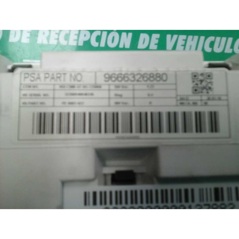 Recambio de cuadro instrumentos para citroen c5 berlina millenium referencia OEM IAM 9666326880 PE-0003-022 