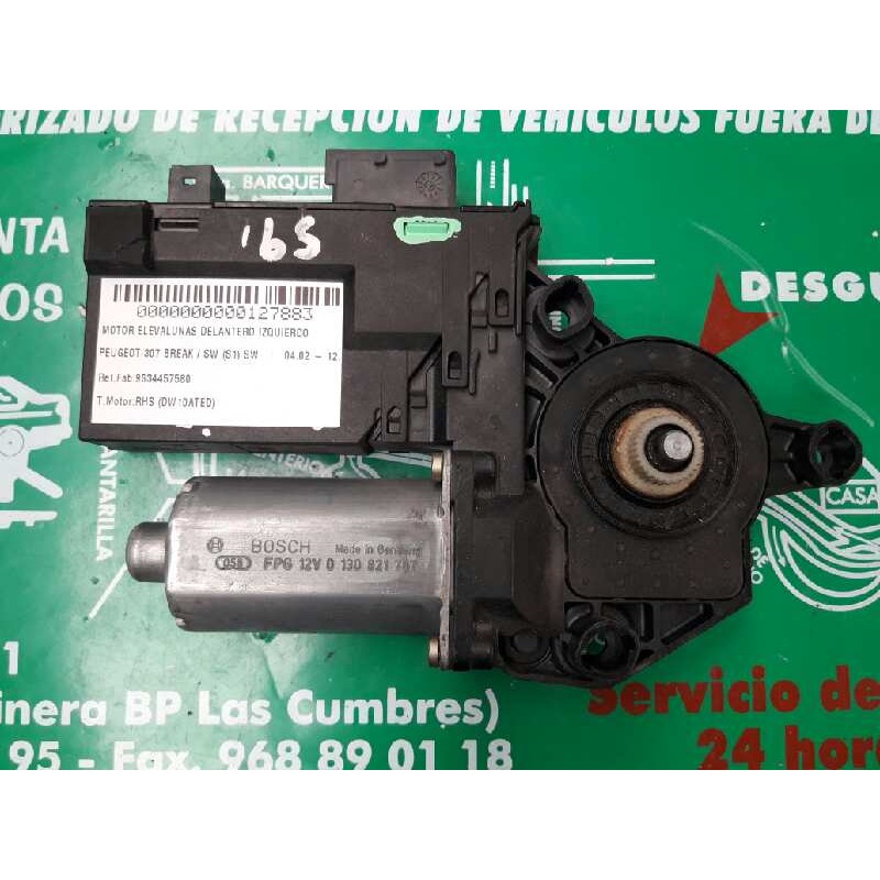 Recambio de motor elevalunas delantero izquierdo para peugeot 307 break / sw (s1) sw referencia OEM IAM 9634457580 0130821767 