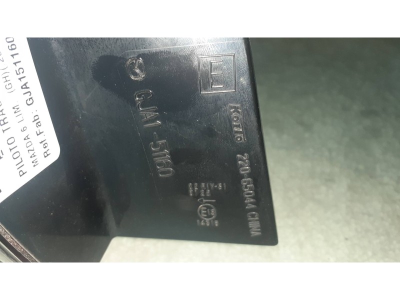 Recambio de piloto trasero izquierdo para mazda 6 lim. (gh)(.2012) business edition referencia OEM IAM GJA151160  22065044