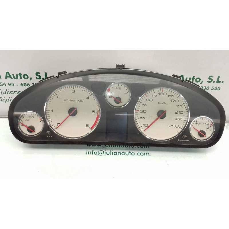 Recambio de cuadro instrumentos para peugeot 407 st sport referencia OEM IAM 9651855380 110080221012 SIEMENS VDO