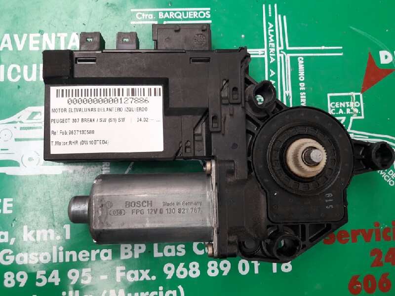 Recambio de motor elevalunas delantero izquierdo para peugeot 307 break / sw (s1) sw referencia OEM IAM 9637130580 0130821767 