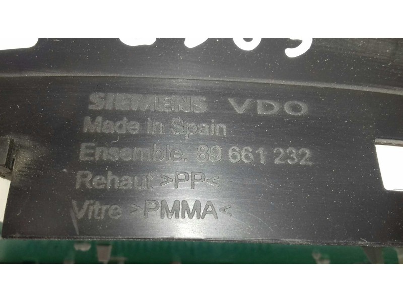 Recambio de cuadro instrumentos para peugeot 407 st sport referencia OEM IAM 9651855380 110080221012 SIEMENS VDO
