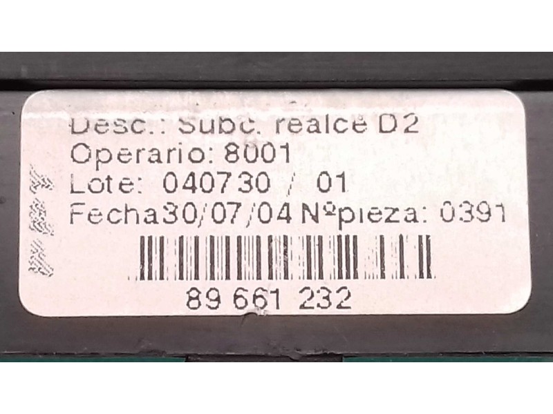 Recambio de cuadro instrumentos para peugeot 407 st sport referencia OEM IAM 9651855380 110080221012 SIEMENS VDO