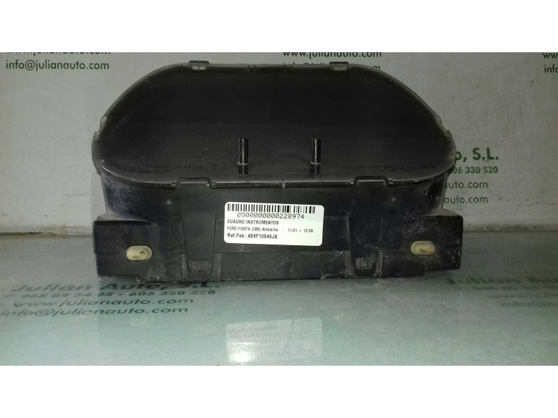 Recambio de cuadro instrumentos para ford fiesta (cbk) ambiente referencia OEM IAM 4S6F10849JA EJA10MFF828 