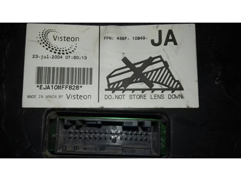 Recambio de cuadro instrumentos para ford fiesta (cbk) ambiente referencia OEM IAM 4S6F10849JA EJA10MFF828 