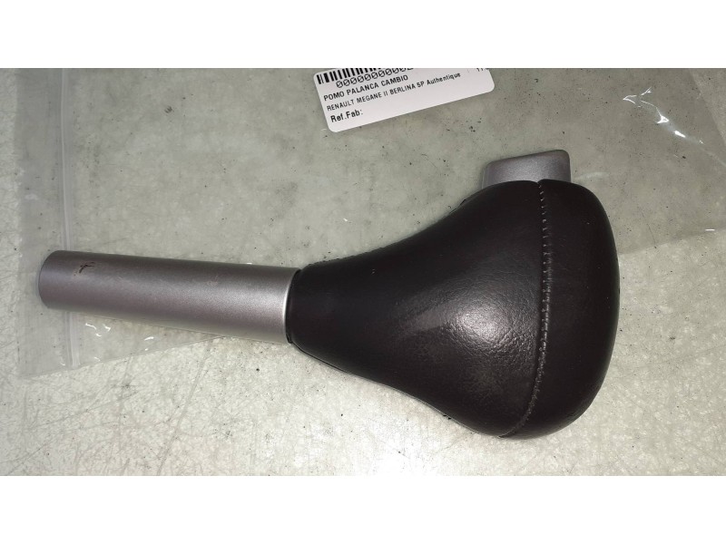Recambio de pomo palanca cambio para renault megane ii berlina 5p authentique referencia OEM IAM   