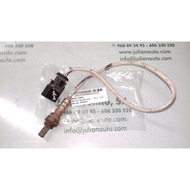 Recambio de sonda lambda para bmw mini (r50,r53) cooper referencia OEM IAM 0872674L  4 PINES