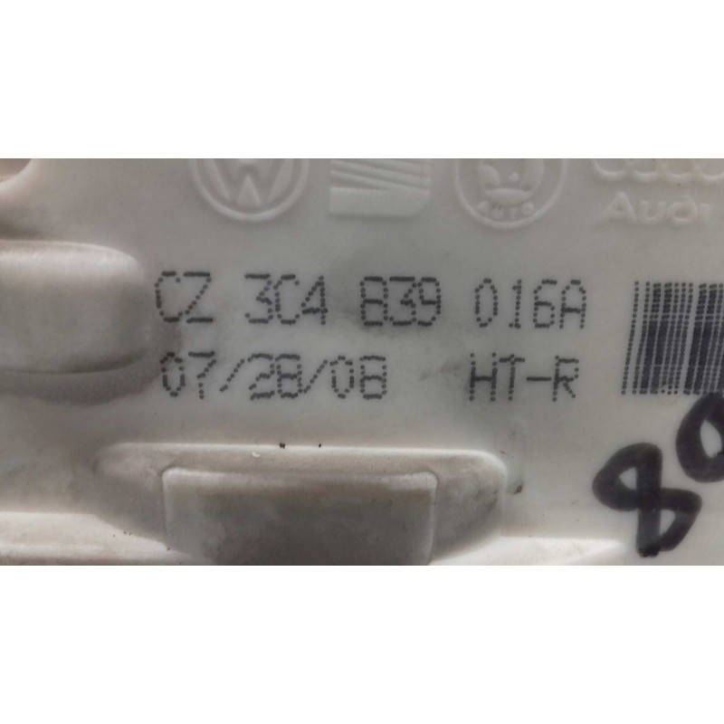 Recambio de cerradura puerta trasera derecha para volkswagen tiguan (5n1) country referencia OEM IAM 3C4839016A BLANCO 4+3 PINES