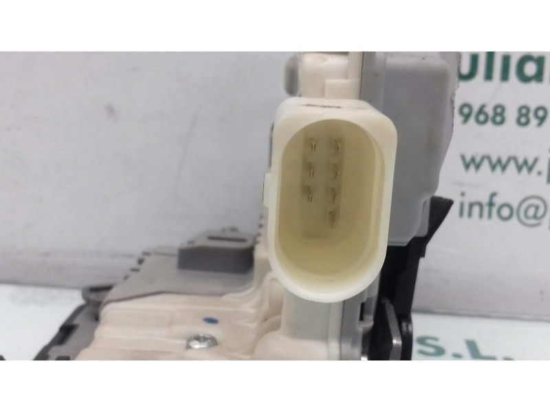 Recambio de cerradura puerta trasera derecha para volkswagen tiguan (5n1) country referencia OEM IAM 3C4839016A BLANCO 4+3 PINES