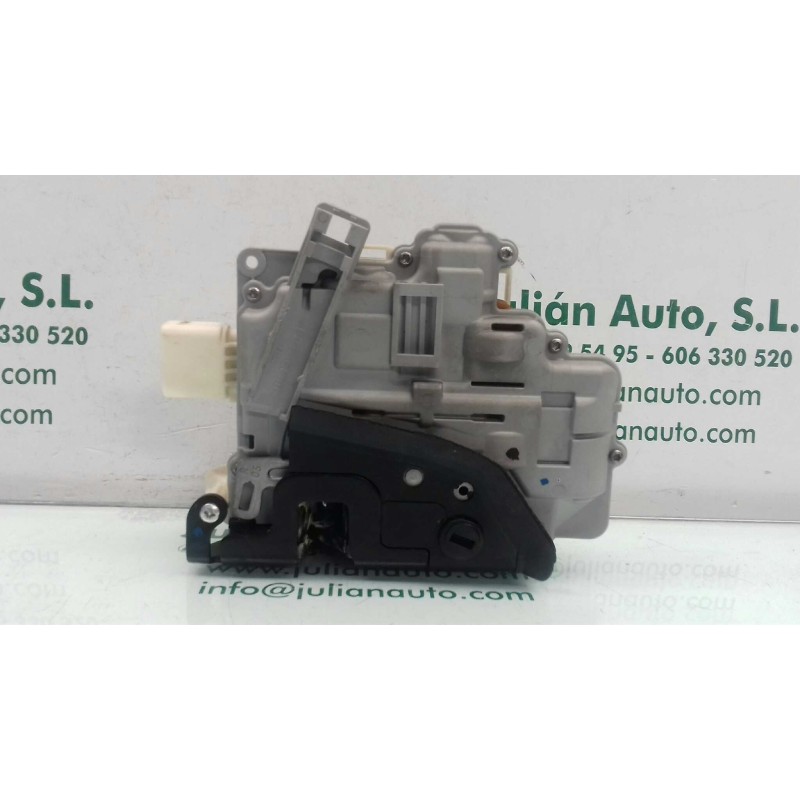 Recambio de cerradura puerta trasera derecha para volkswagen tiguan (5n1) country referencia OEM IAM 3C4839016A BLANCO 4+3 PINES