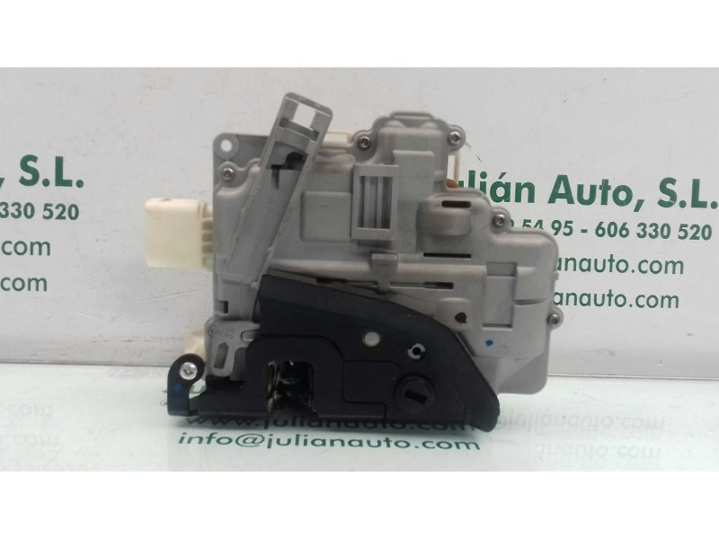 Recambio de cerradura puerta trasera derecha para volkswagen tiguan (5n1) country referencia OEM IAM 3C4839016A BLANCO 4+3 PINES