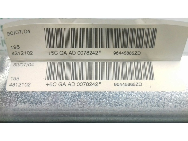 Recambio de airbag delantero izquierdo para peugeot 407 st sport referencia OEM IAM 96445885ZD 5CGAAD0078242 RODILLA