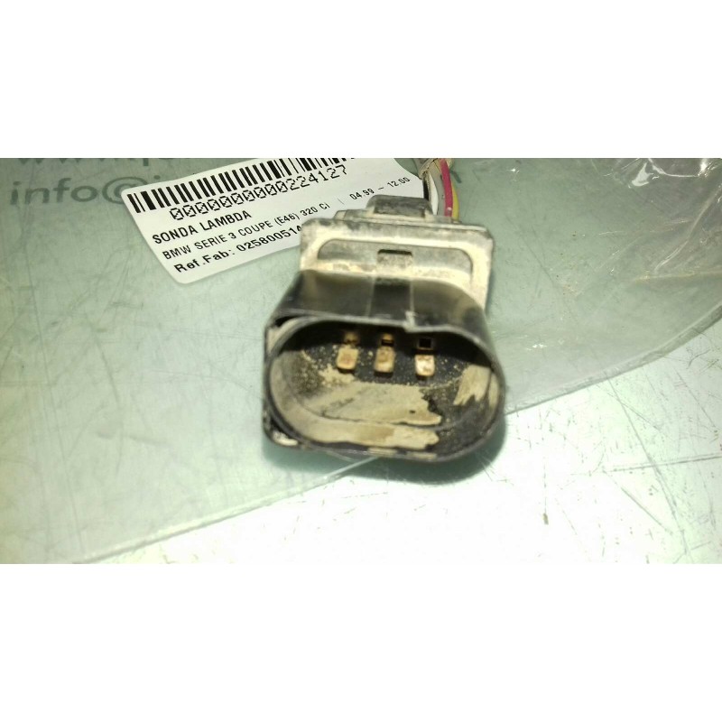 Recambio de sonda lambda para bmw serie 3 coupe (e46) 320 ci referencia OEM IAM 0258005143  3 + 3 PINES