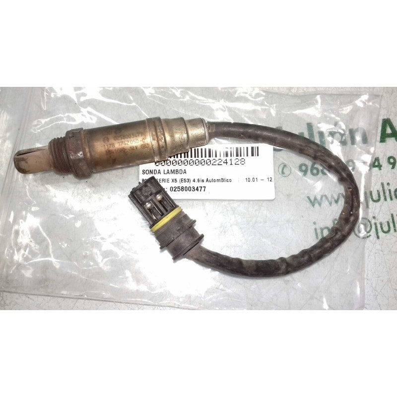 Recambio de sonda lambda para bmw x5 (e53) 4.6is automático referencia OEM IAM 0258003477  