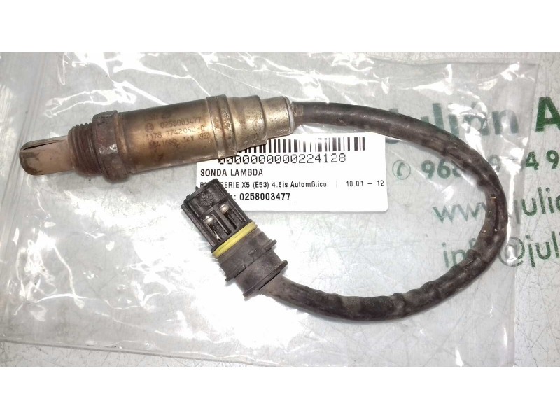 Recambio de sonda lambda para bmw x5 (e53) 4.6is automático referencia OEM IAM 0258003477  