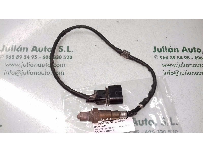 Recambio de sonda lambda para bmw serie 7 (e65/e66) 745i referencia OEM IAM 0258007159  3 + 3 PINE S