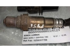 Recambio de sonda lambda para bmw serie 7 (e65/e66) 745i referencia OEM IAM 0258007159  3 + 3 PINE S 2