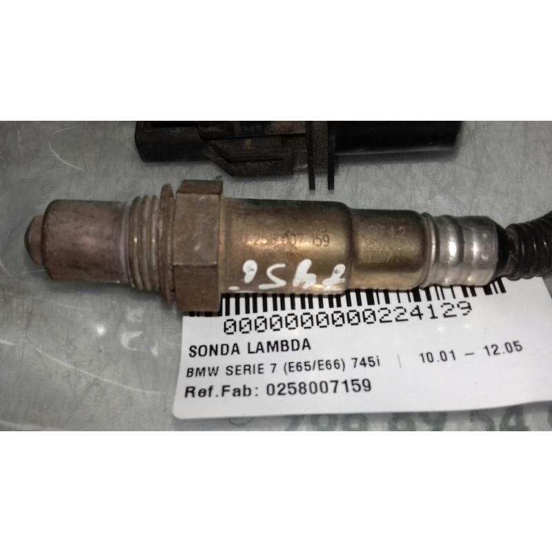 Recambio de sonda lambda para bmw serie 7 (e65/e66) 745i referencia OEM IAM 0258007159  3 + 3 PINE S