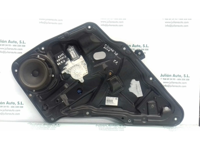 Recambio de elevalunas trasero derecho para volkswagen tiguan (5n1) country referencia OEM IAM 5N0839730F 5N0959704 ELECTRICO