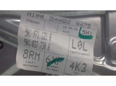 Recambio de elevalunas delantero derecho para volkswagen tiguan (5n1) country referencia OEM IAM 5N1837730A 1K0959792K ELECTRICO 2