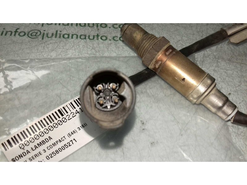 Recambio de sonda lambda para bmw serie 3 compact (e46) 316ti referencia OEM IAM 0258005271  2 + 2 PINES