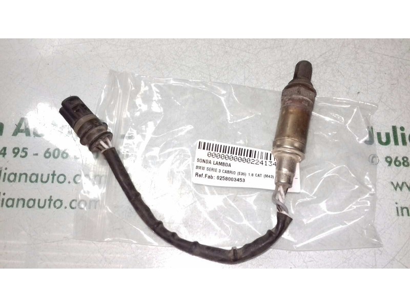 Recambio de sonda lambda para bmw serie 3 cabrio (e36) 1.8 cat (m43) referencia OEM IAM 0258003453  BOSCH