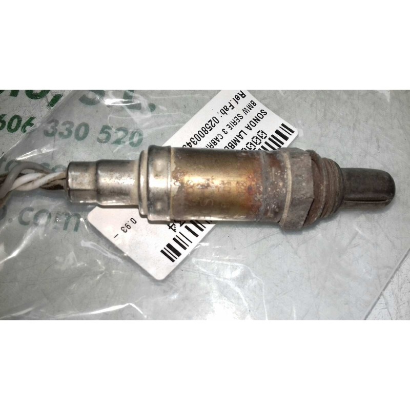 Recambio de sonda lambda para bmw serie 3 cabrio (e36) 1.8 cat (m43) referencia OEM IAM 0258003453  BOSCH