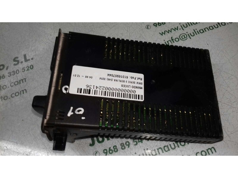 Recambio de mando luces para bmw serie 3 berlina (e46) 320d referencia OEM IAM 61316907944 086480060 LEAR