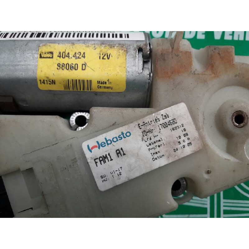 Recambio de motor techo electrico para peugeot 307 break / sw (s1) break xs referencia OEM IAM 17004680 98060D 
